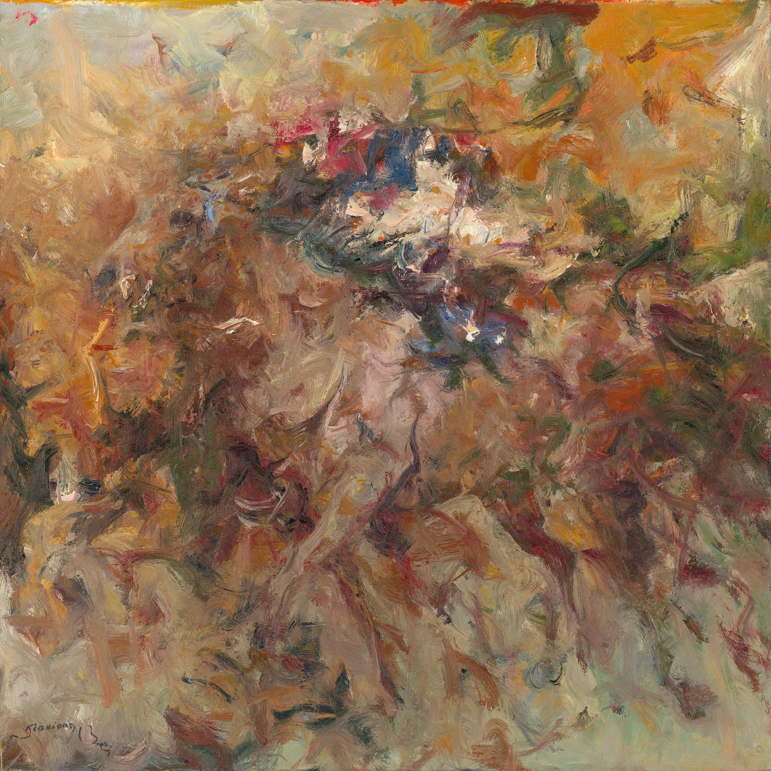 贝家骧 奔腾 Galloping 布面油画 100×100cm 2025.jpg