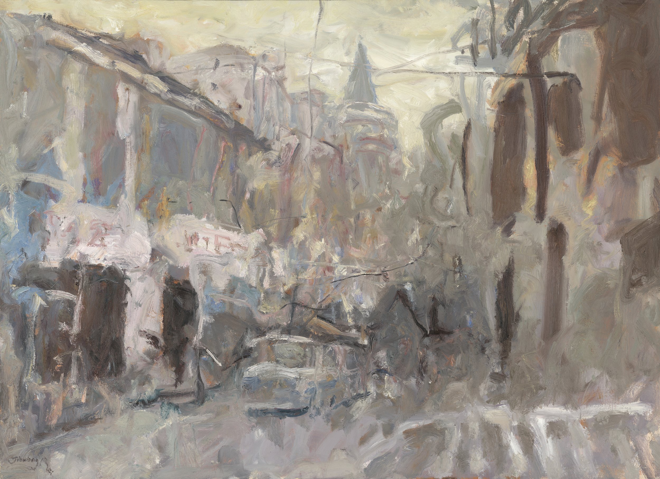 贝家骧 日影 Sunshade 布面油画  165×120cm 2025.jpg