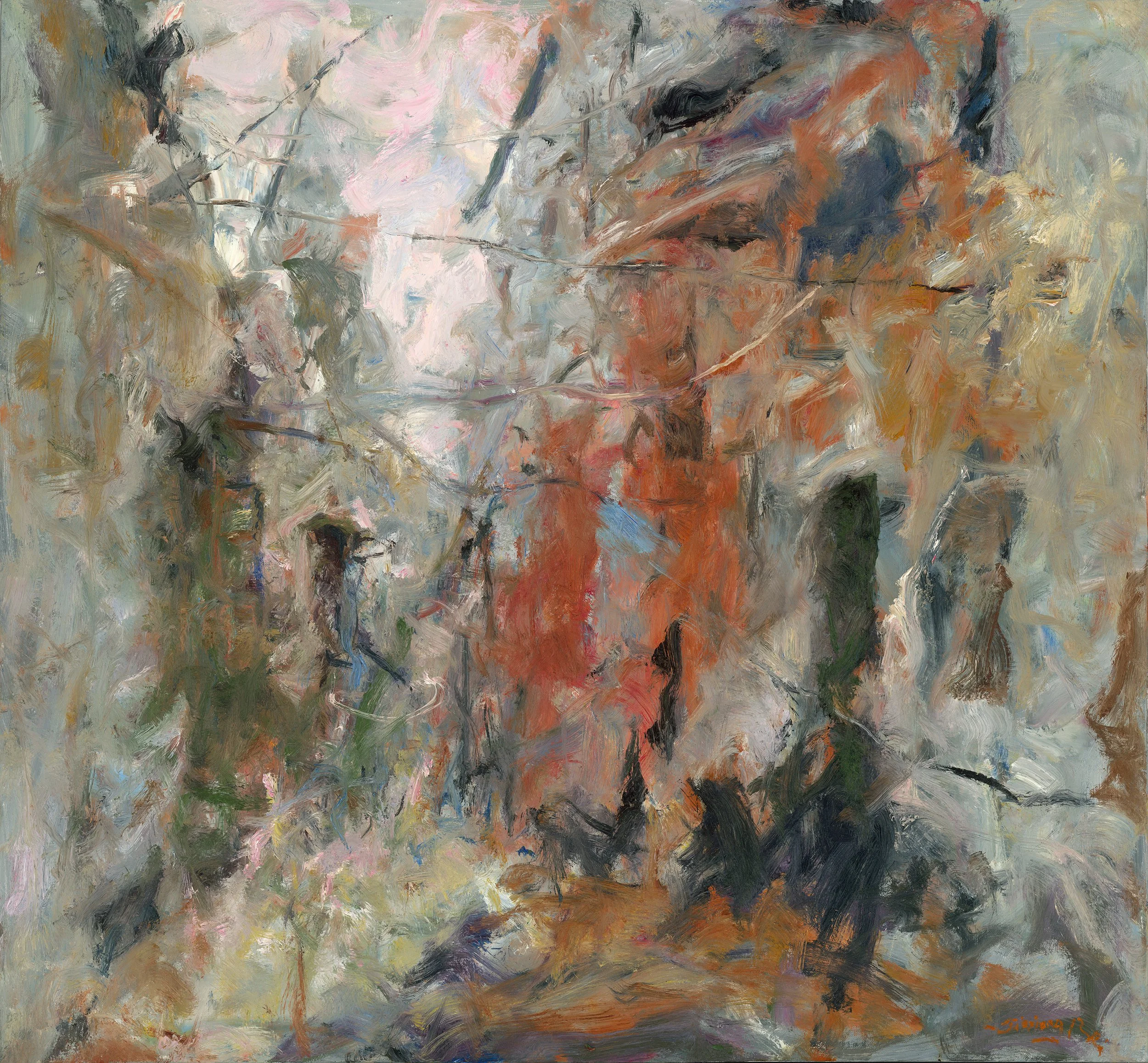 贝家骧 流年  Flowing Years 108×100cm 2025.jpg
