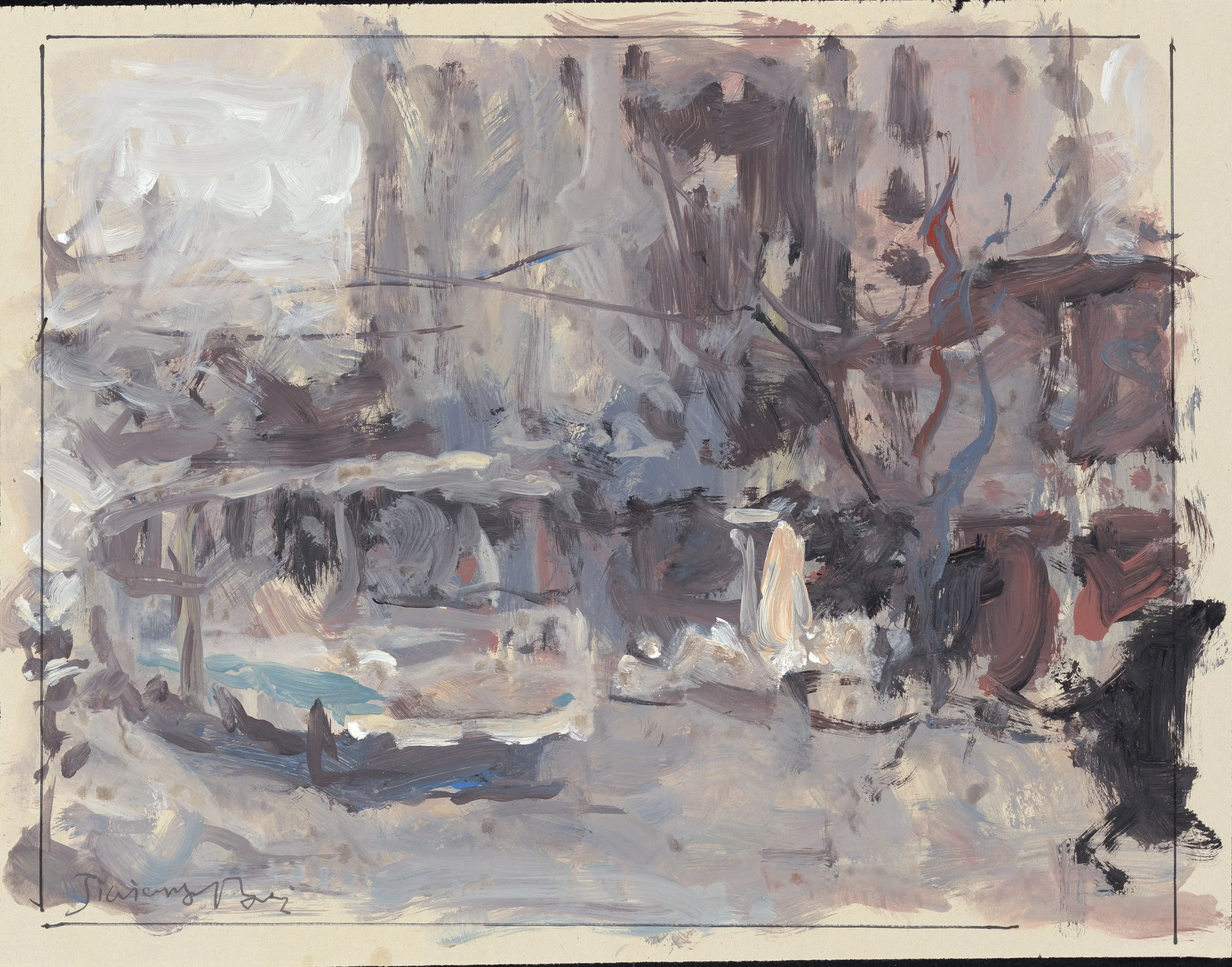 贝家骧 上海小景系列09 Shanghai Vignette 09 纸本丙烯 30×24cm 2022.jpg