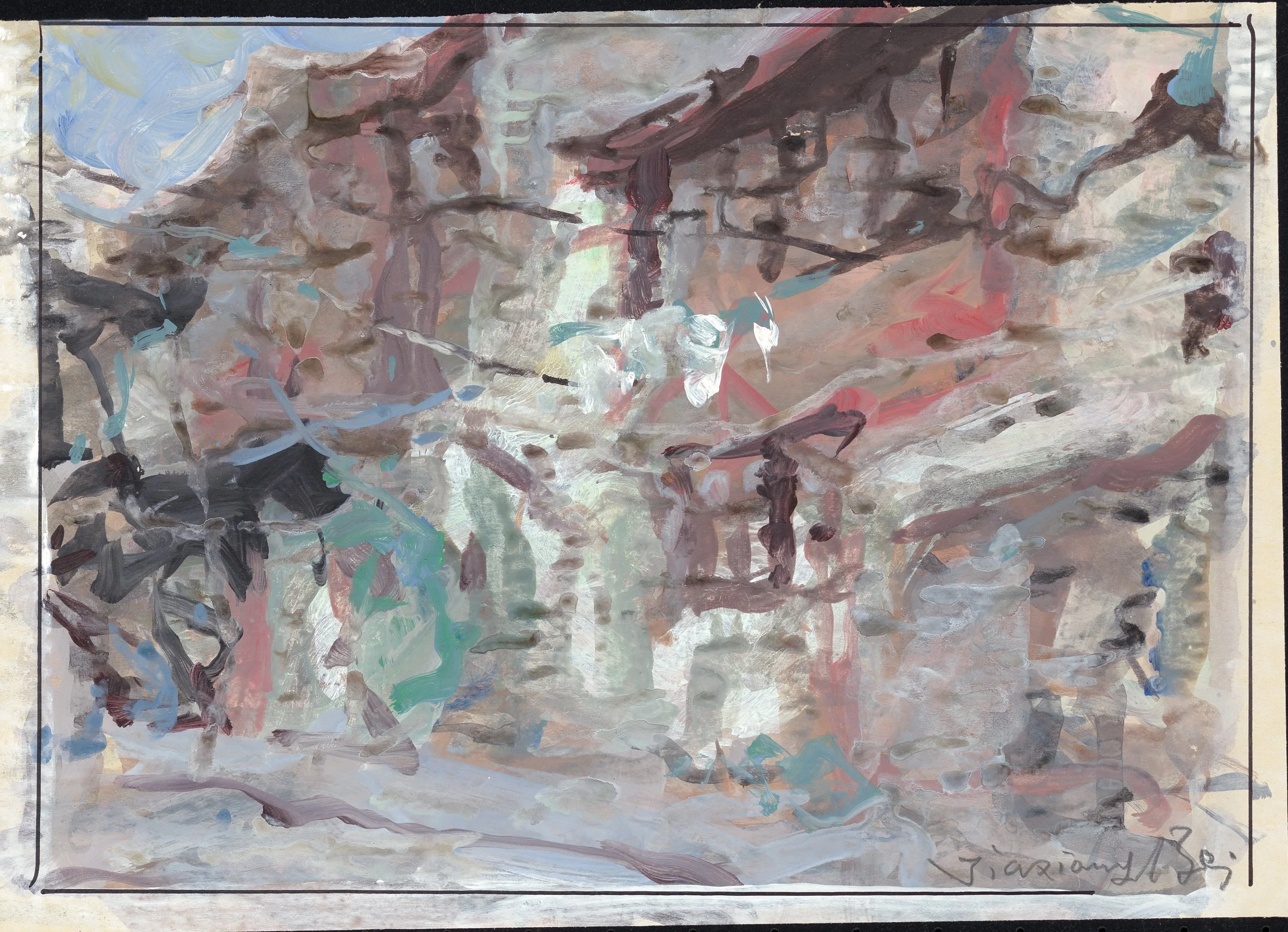 贝家骧 上海小景系列15 Shanghai Vignette 15 纸本丙烯 30×21cm 2022.jpg