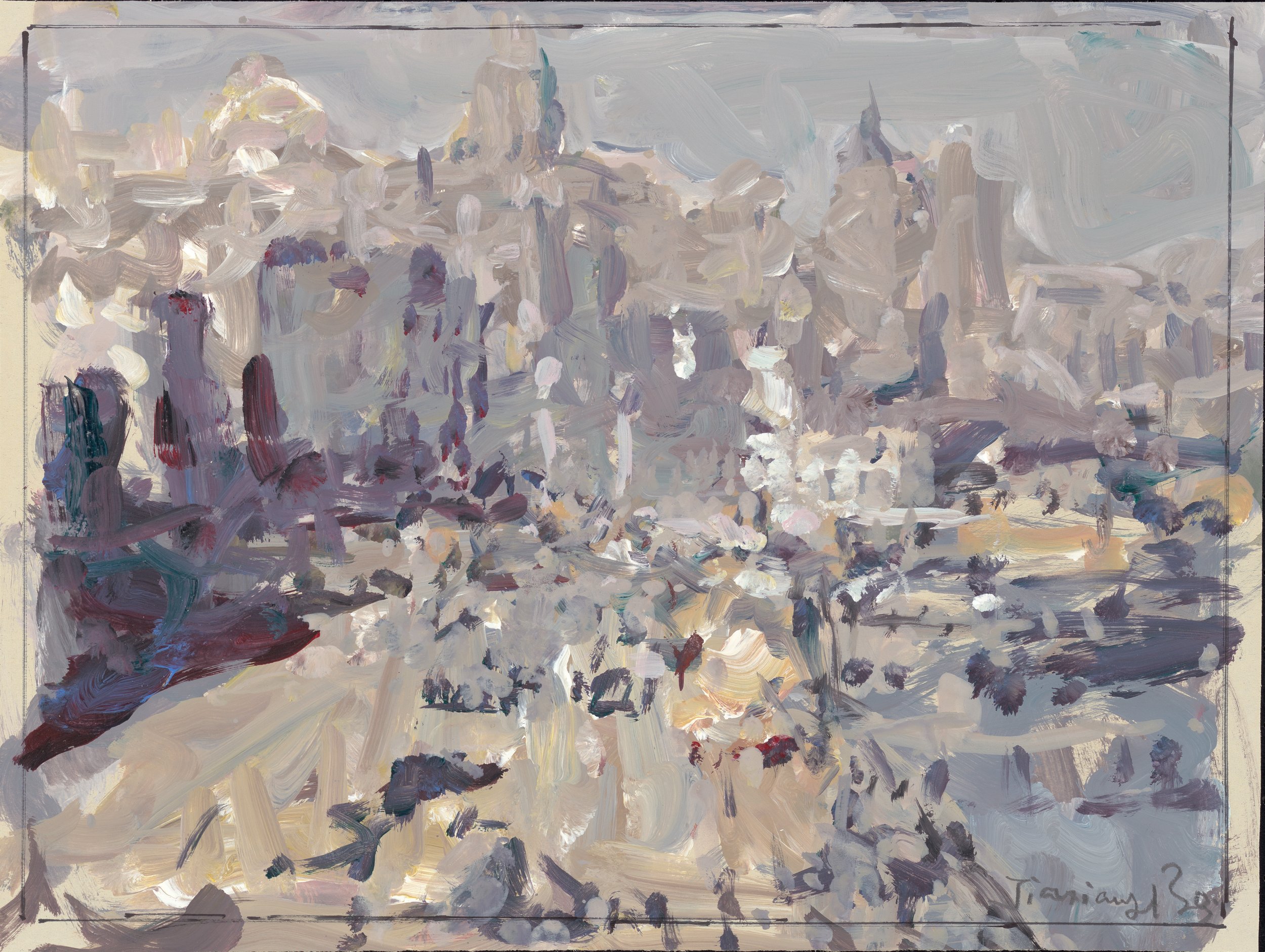 贝家骧 上海小景系列16 Shanghai Vignette 16 纸本丙烯 32×24cm 2022.jpg