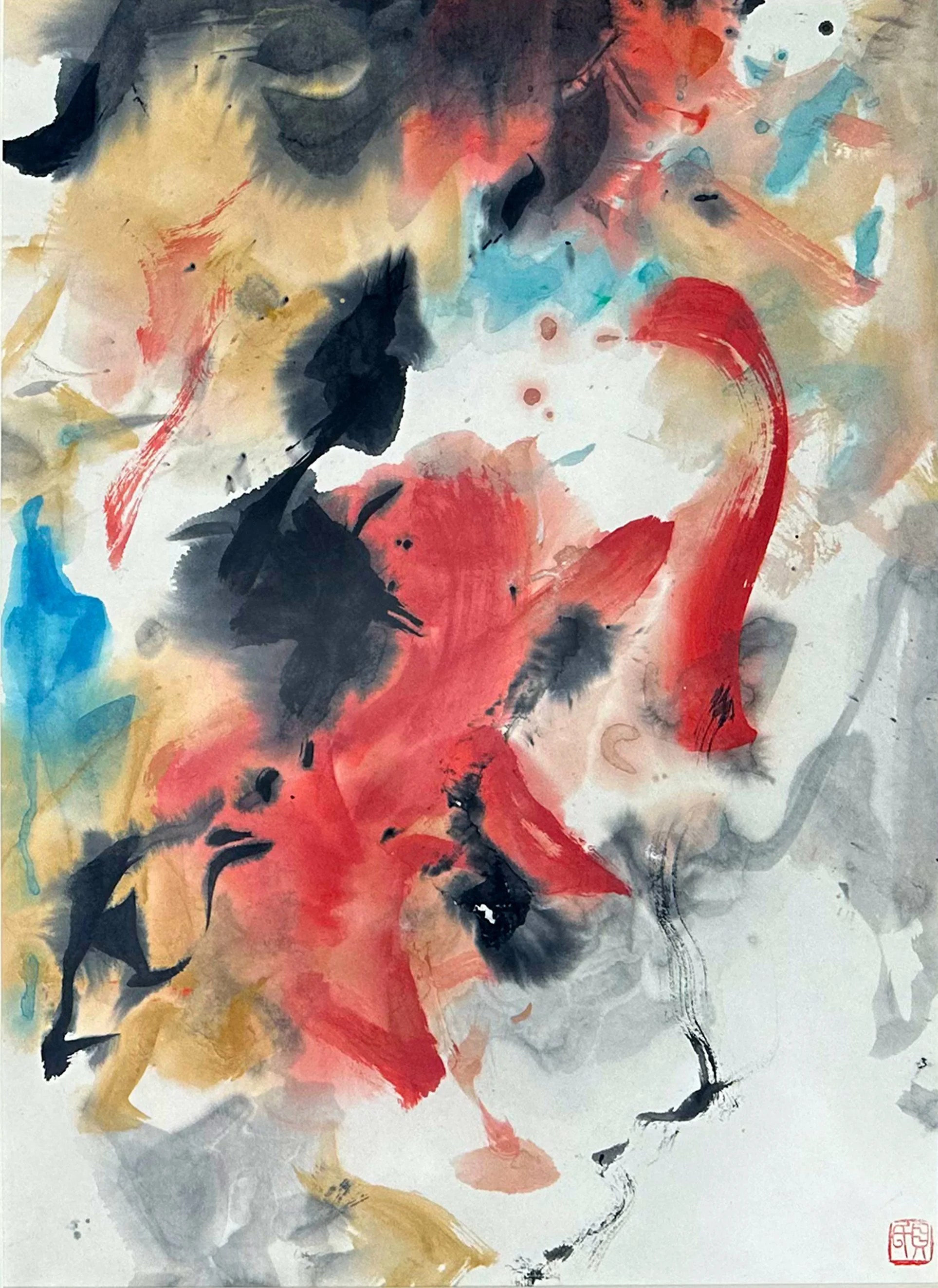 贝家骧 墨韵玄象系列09 Oriental Abstract 09 纸本水墨 51×70cm 2025.jpg