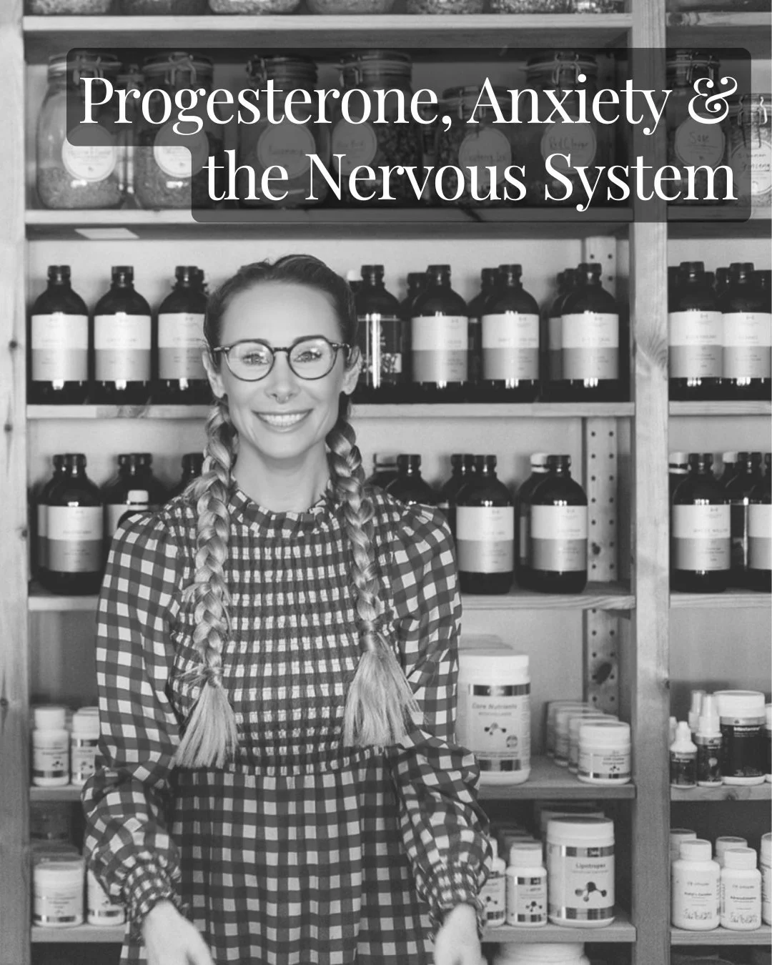 Not all anxiety is psychological &mdash; sometimes it&rsquo;s hormonal. Progesterone supports the brain&rsquo;s calming pathways. When it drops, the nervous system becomes more reactive. If your anxiety clusters premenstrually, postpartum, or in peri