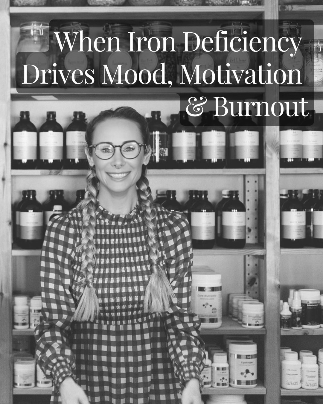 Not all burnout is psychological.

Low iron reduces brain oxygen and neurotransmitter support &mdash; affecting mood, motivation, and resilience.

If everything feels harder than it should, check your physiology before blaming yourself. 

#DrPaulaWat