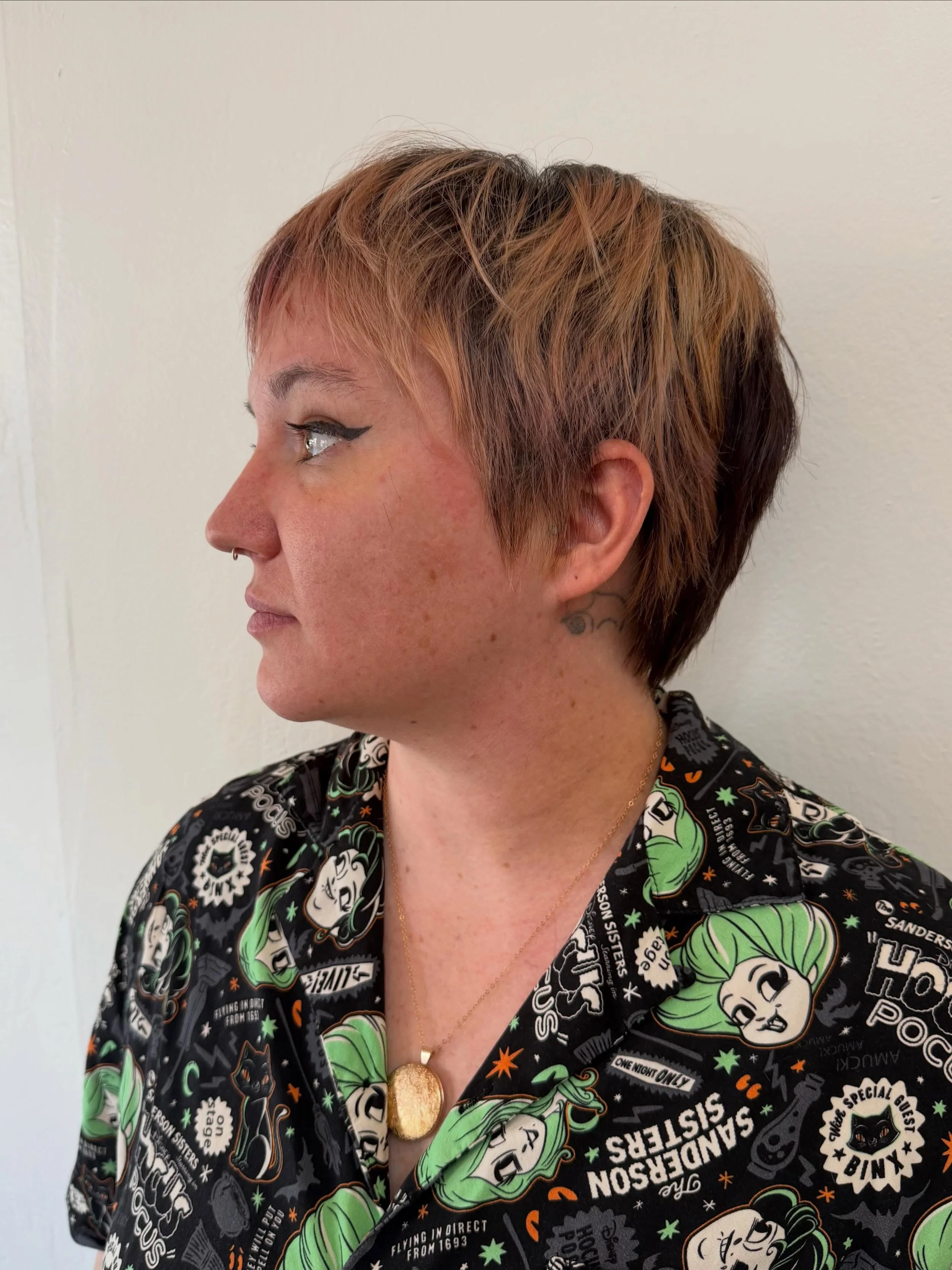 Textured pixie by our razor cutter @tierney_do . Easy styling, high vibes 🤝

#sandiegoshorthair #lamesasalon #goodvibesandgoodlooks