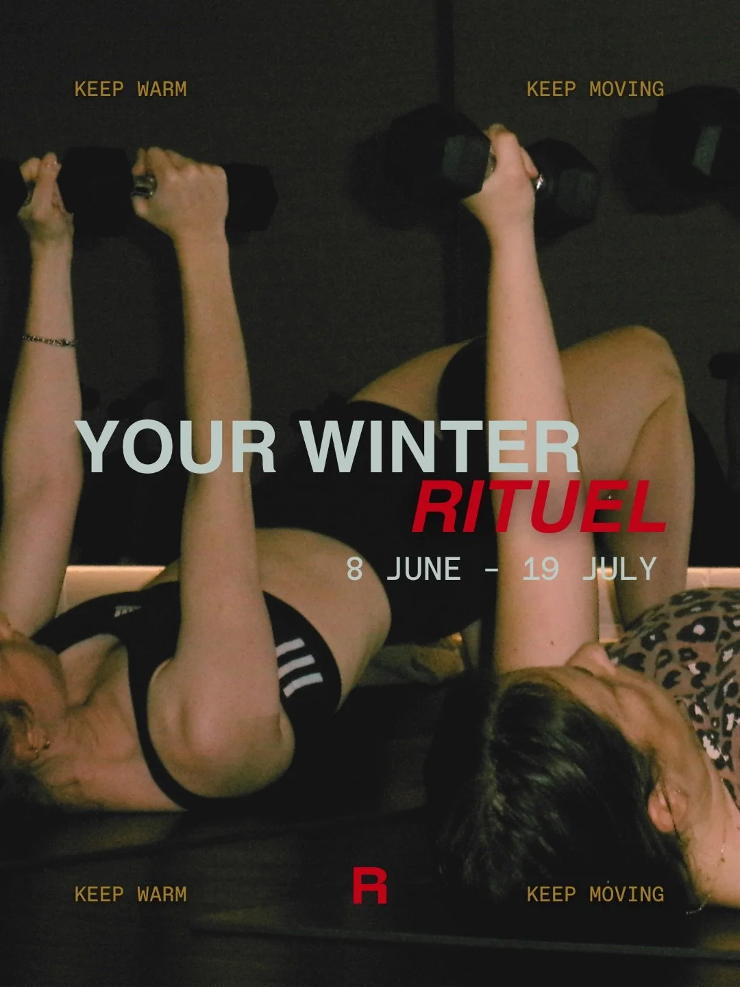IT&rsquo;S OFFICIAL❄️🔥

Our Winter RITUEL kicks off June 8.

We know winter can make it harder to show up. The mornings are darker. The couch is warmer. Life is busy. Motivation comes and goes.

That&rsquo;s EXACTLY why we created this.

Not to be p