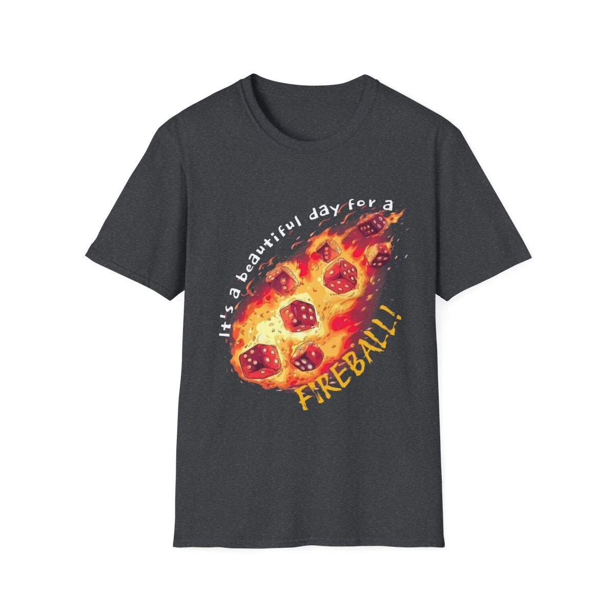 Got a 5th level wizard friend with a 3rd level spell slot burning a hole in their pocket? We've got a shirt for that! #fireball #icastfireball #wizard #dnd 
https://www.aerthansadventuresllc.com/merch/p/fireball-t-shirt-its-a-beautiful-day-for-a-fire