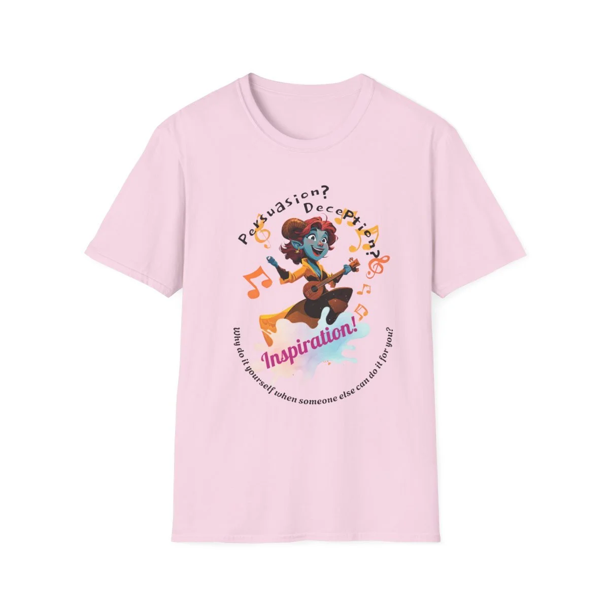 Why do it yourself when you can inspire someone else? New shirts and stickers!
#bard #inspiration #bardicinspiration 
https://www.aerthansadventuresllc.com/merch