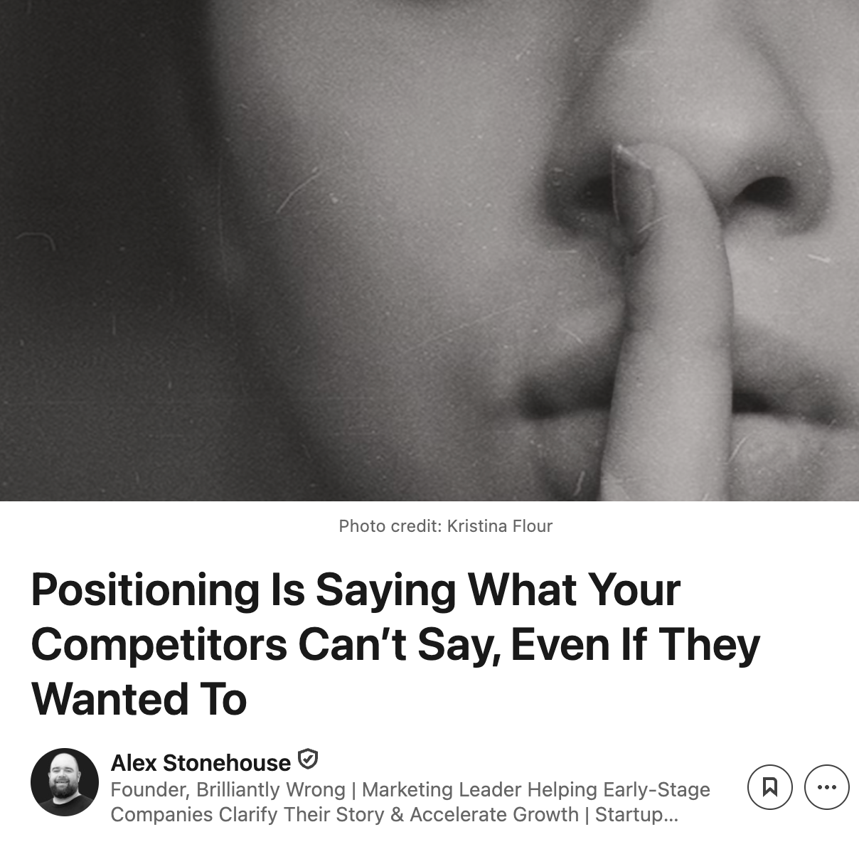 Positioning Article Alex Stonehouse