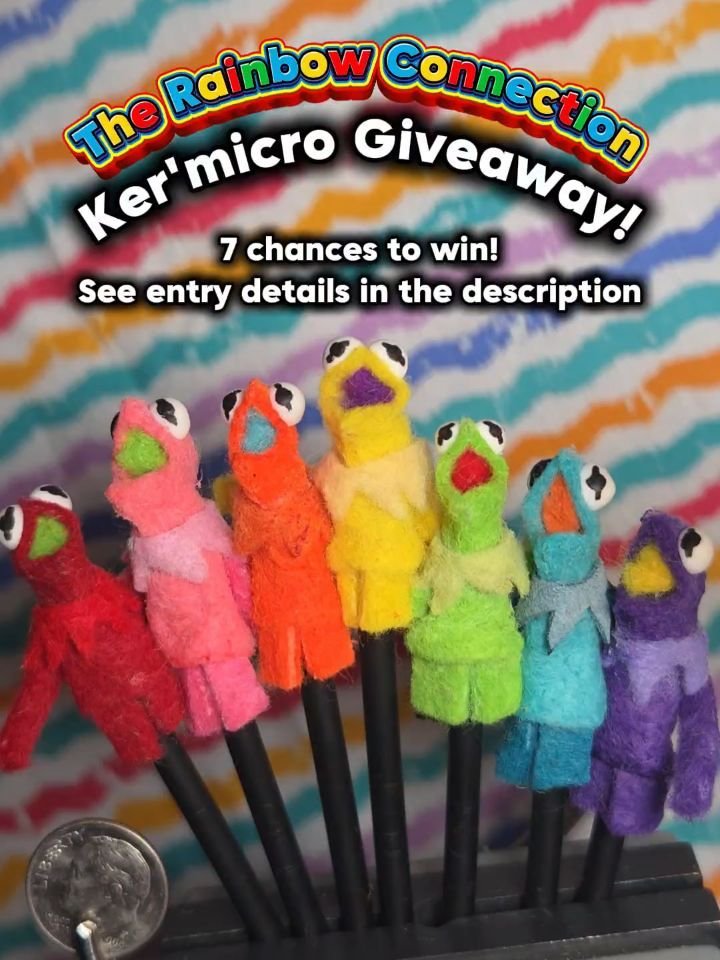 Enter to win one of the special edition Rainbow Connection Ker'micros in celebration of Pride! 🌈🐸 

How to Enter:
1. Follow us
2. Like this post
3. Comment &amp; tell us your favorite color Ker'micro

Bonus Entry: Share any of these slides to your 