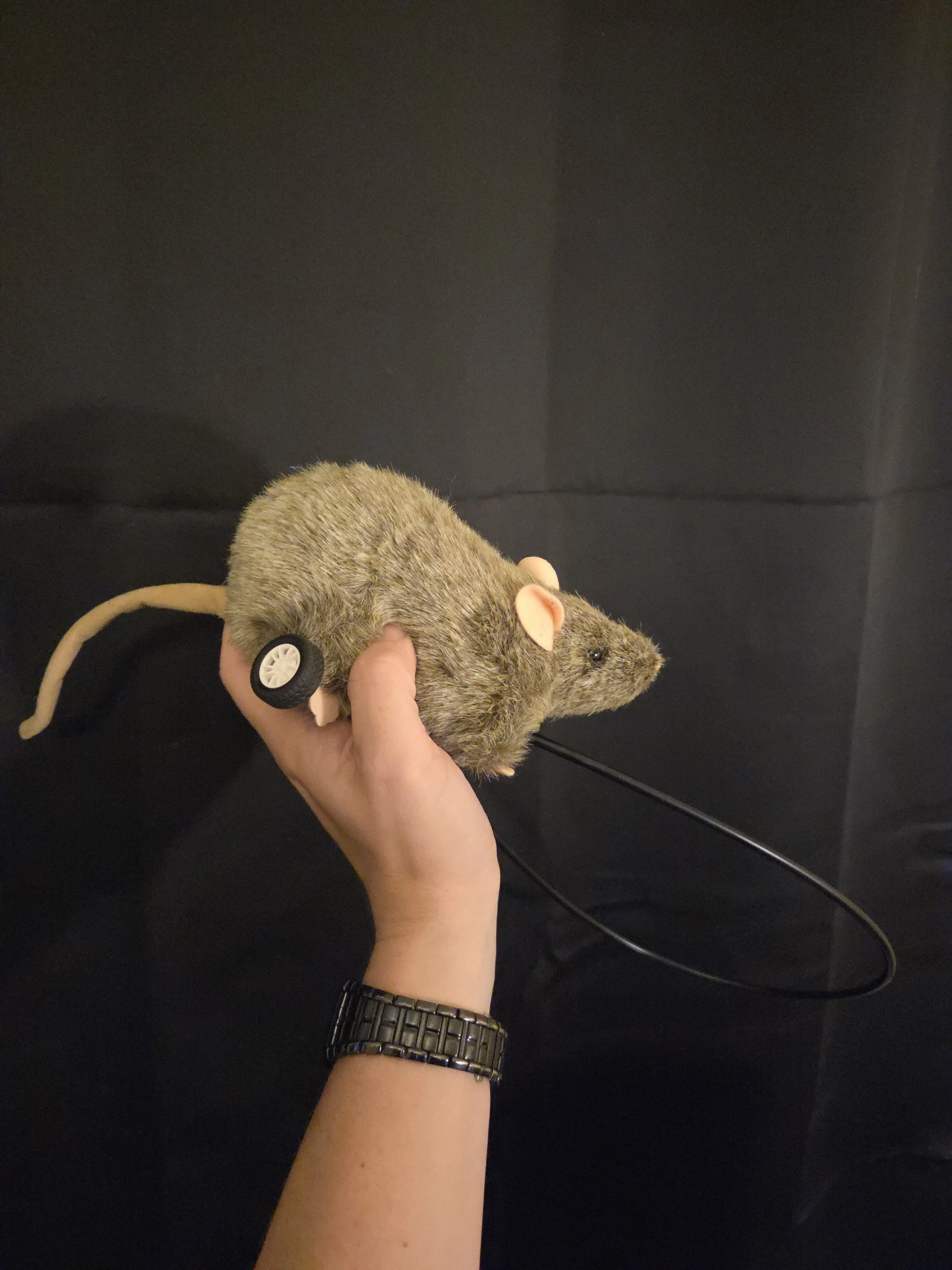 Original Rat KinetiCritter- wearable, controllable plushie puppet