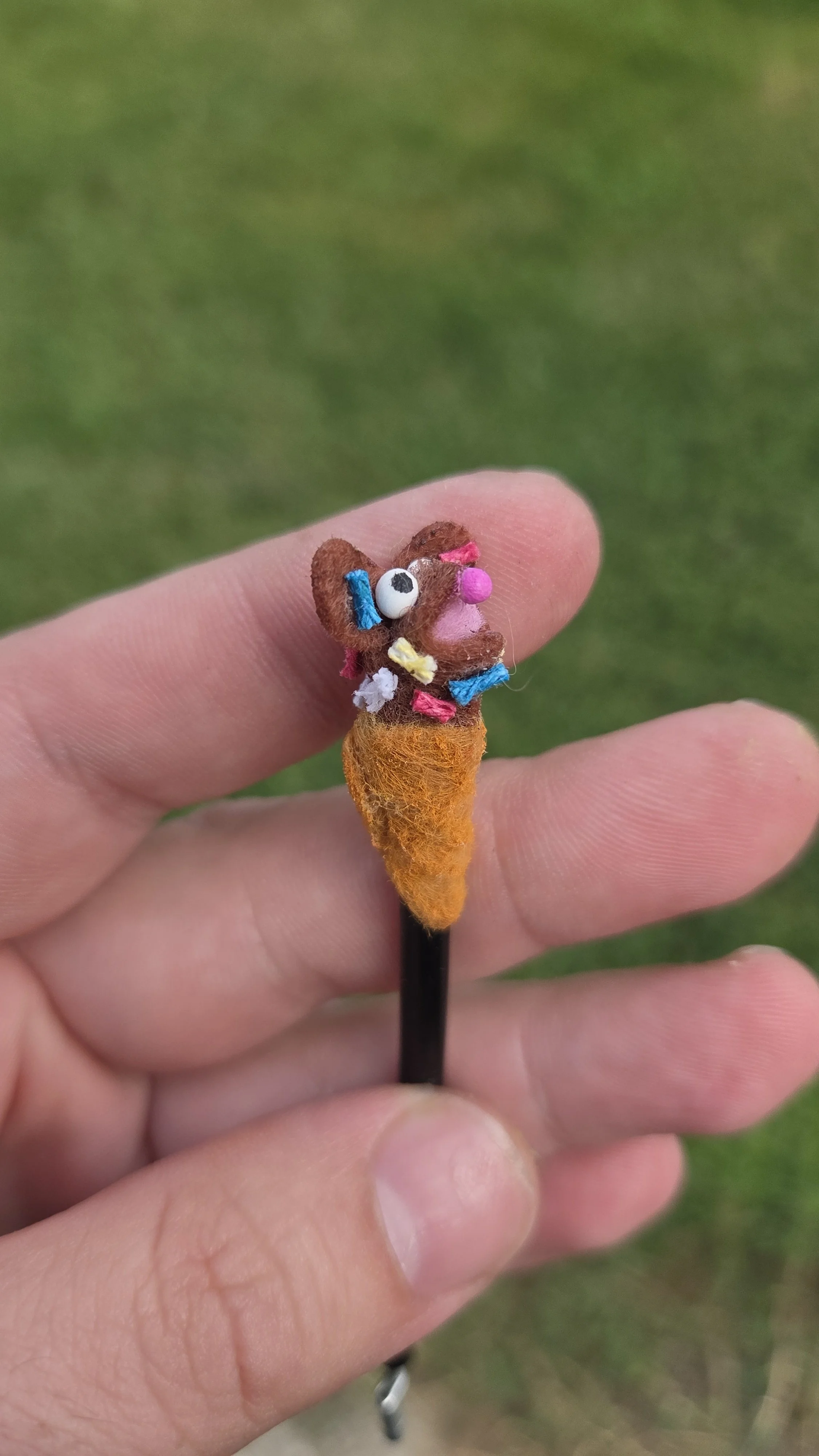 Mice Cream Micro Puppet- Chocolate with Sprinkles (Special Edition Premium Micro Puppet)