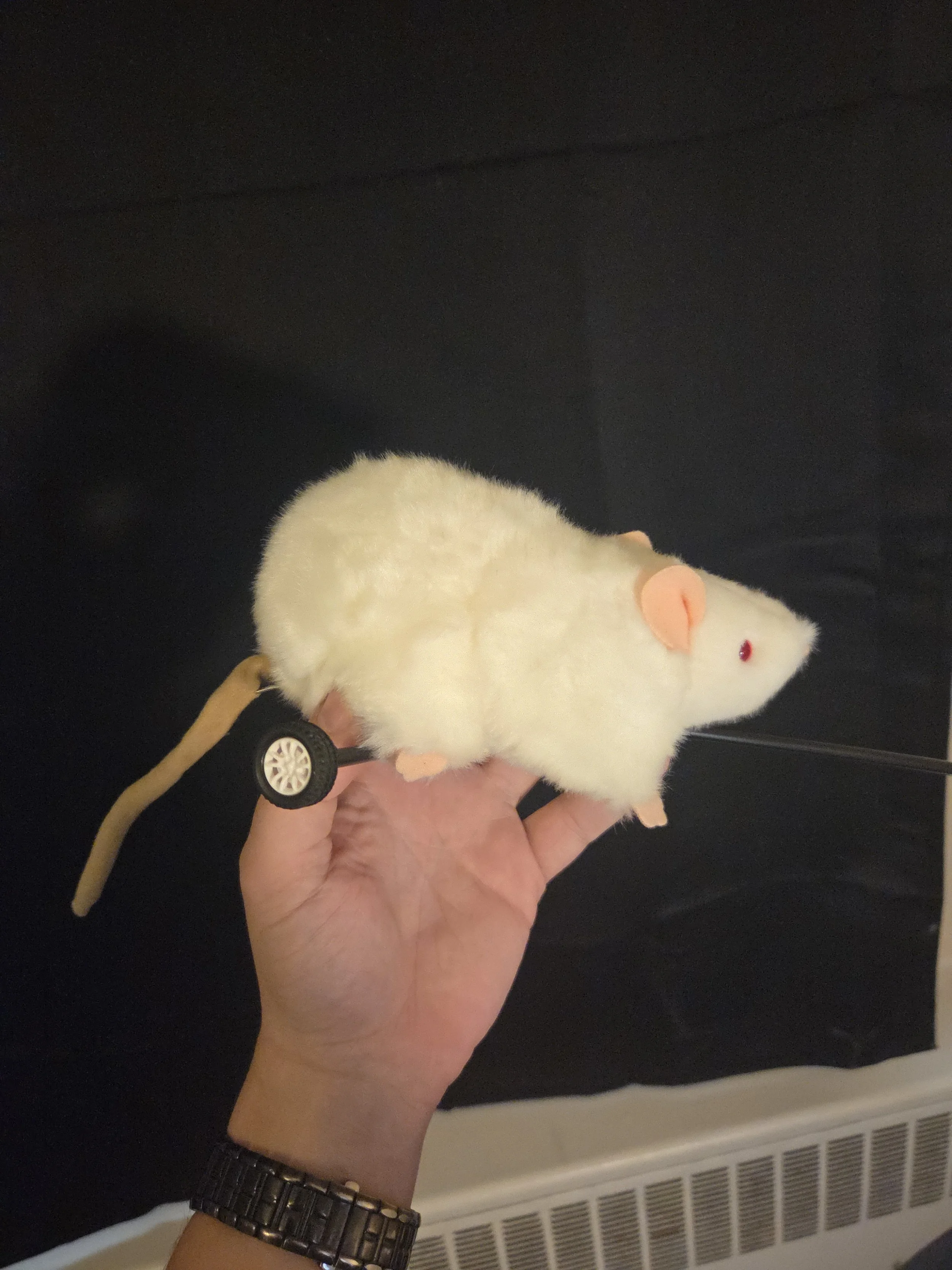 Lab Rat KinetiCritter- wearable, controllable plushie puppet