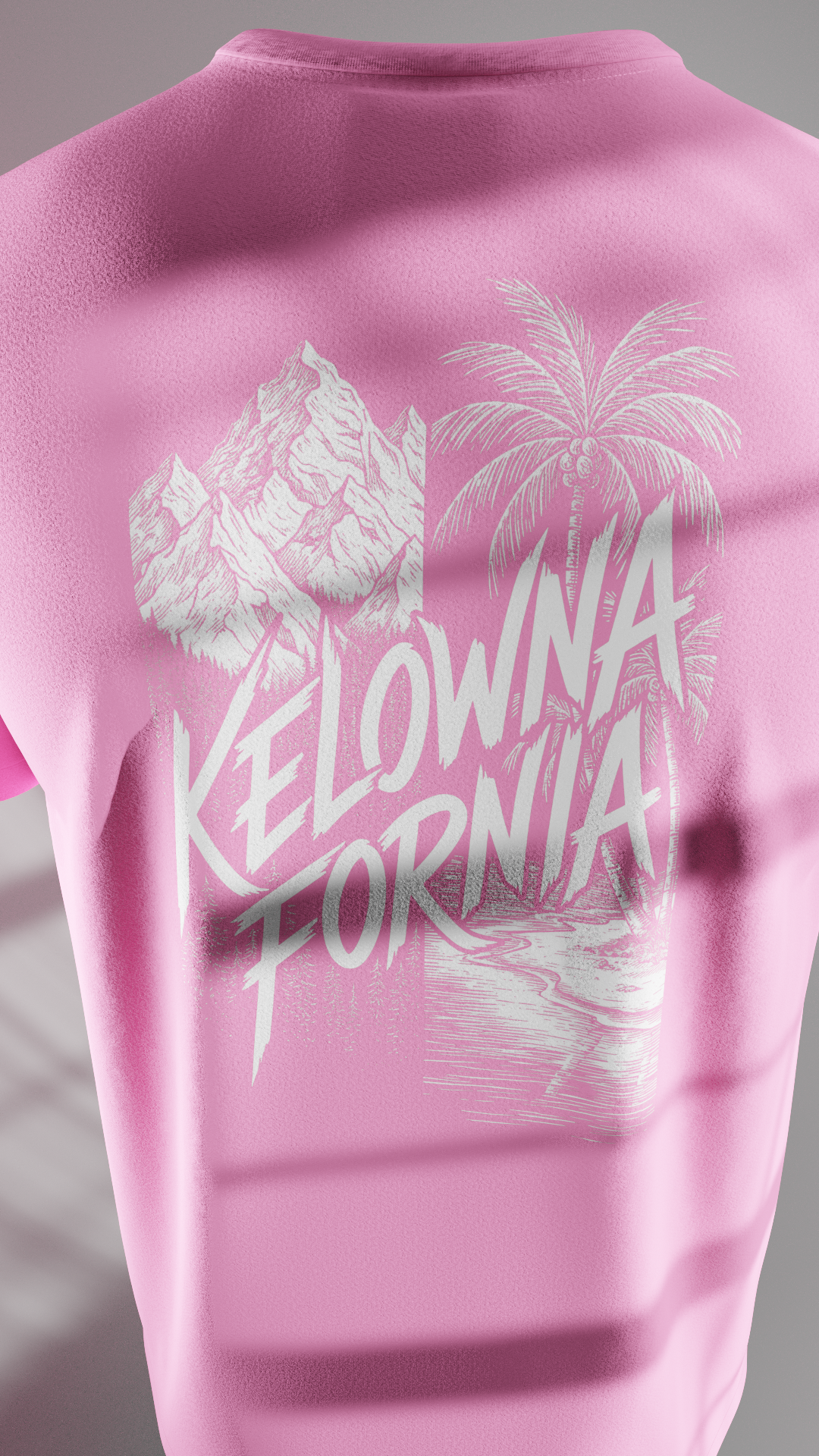 Pink Mountain Palm T-Shirt