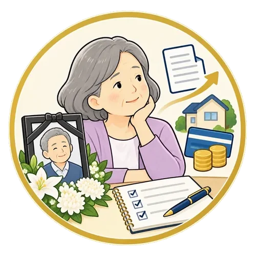 配偶者と死別した方の終活
