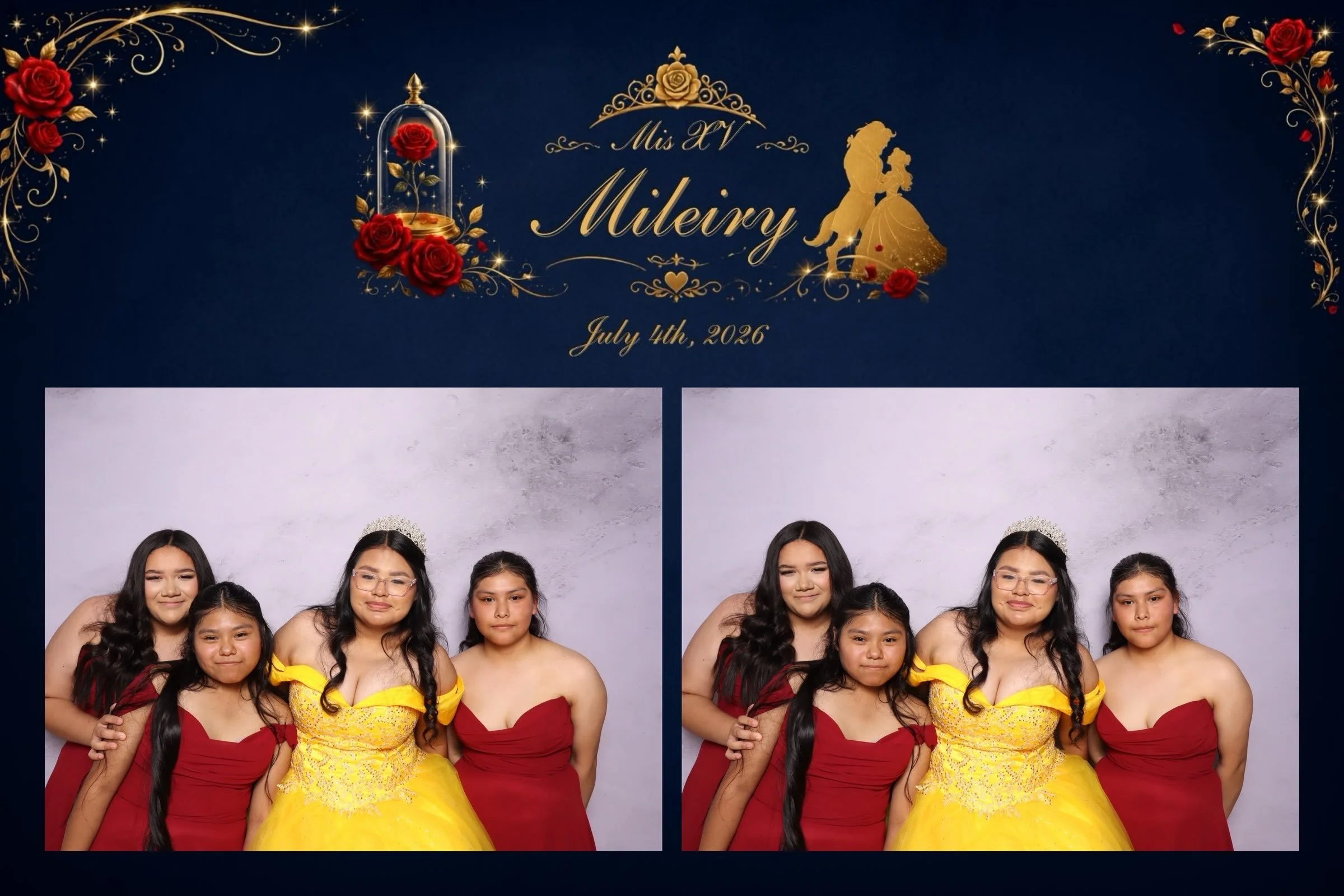 Once upon a time&hellip; 🌹✨ Mileiry&rsquo;s Beauty and the Beast Quincea&ntilde;era was nothing short of a fairytale👑

From the very first detail to the last photo of the night &mdash; this theme was a dream to work on and every bit of dedication w