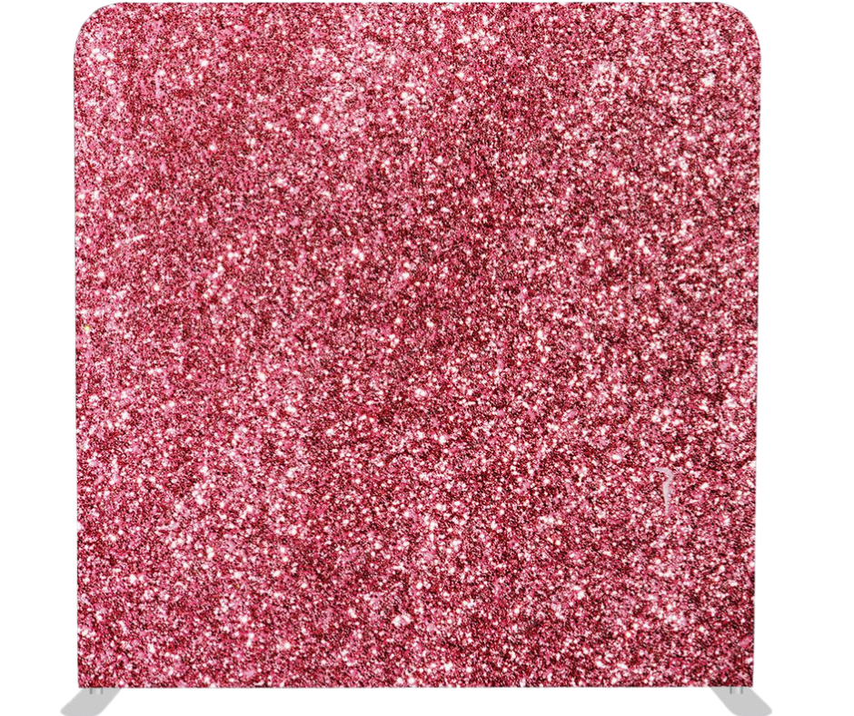 Rose gold glitter photo booth backdrop for birthdays, quinceañeras, and elegant celebrations