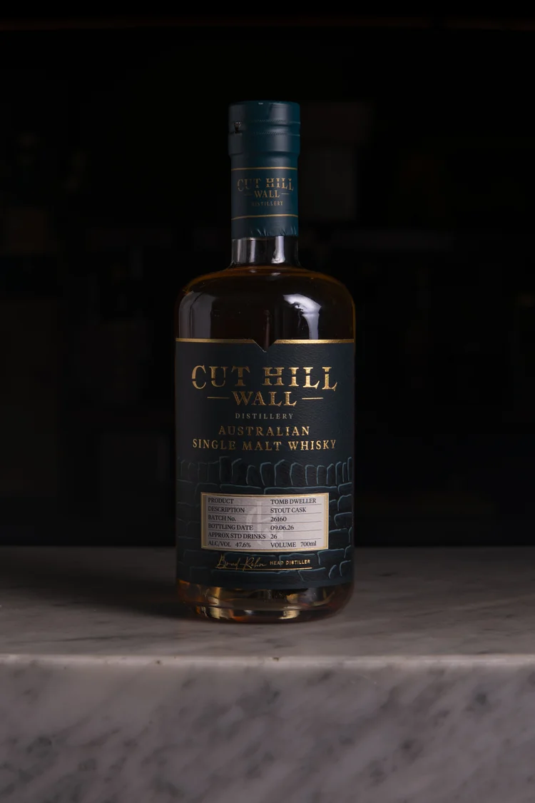 Tomb Dweller Stout Cask Whisky bottle