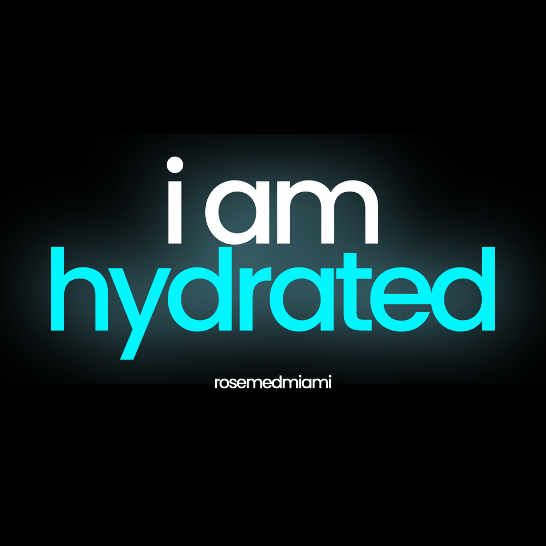 I am hydrated