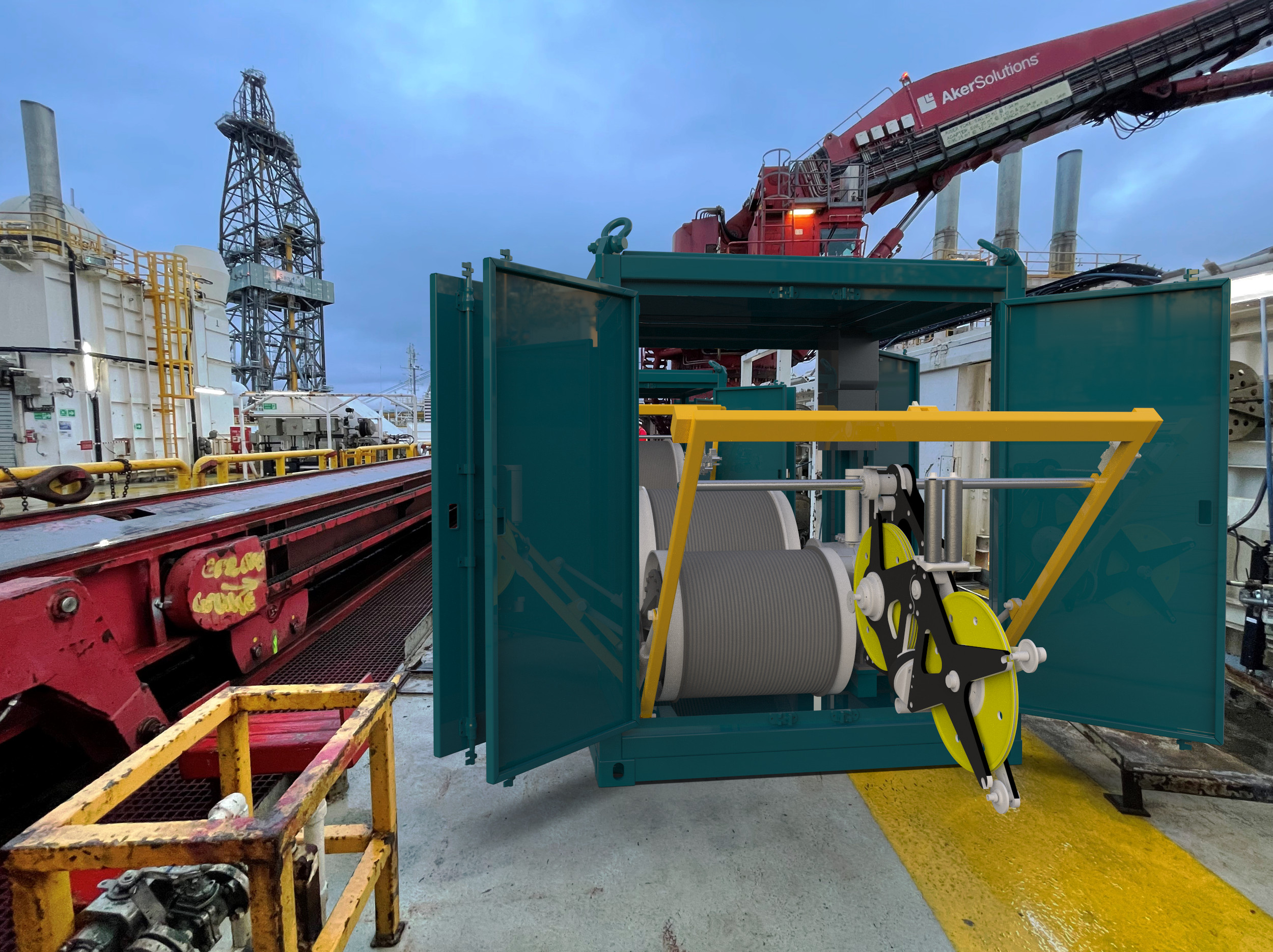 Wire Line Unit For Layout Wireline — Stimline Well Intervention Systems