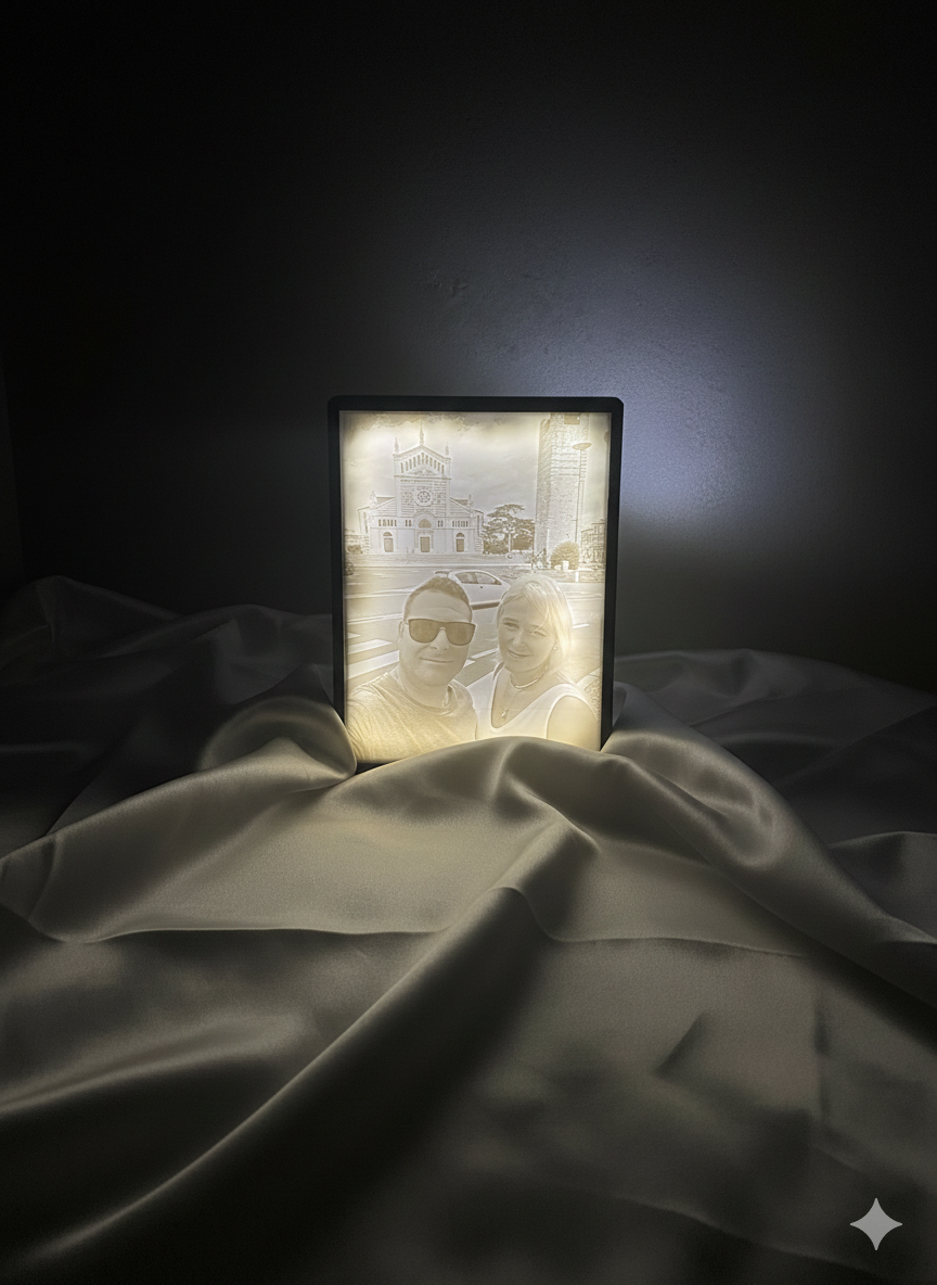 Lampada personalizzata con stampa 3D