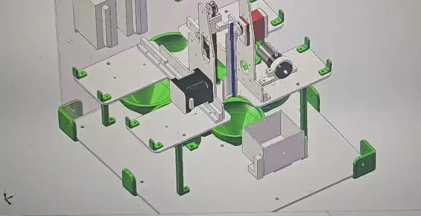 CAD ( Computer Aided Design) of the 1st prototype 
