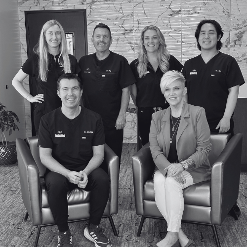 Group of 6 posing for photo