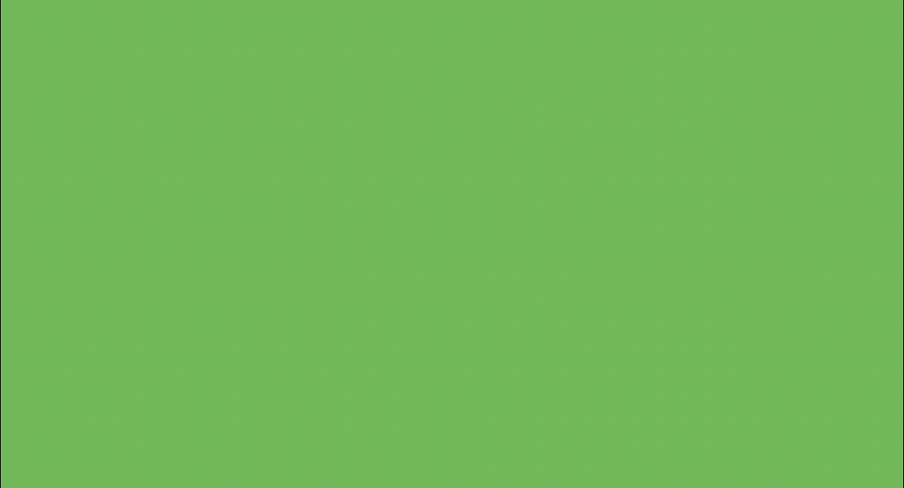 Green background with no distinguishable objects or features.
