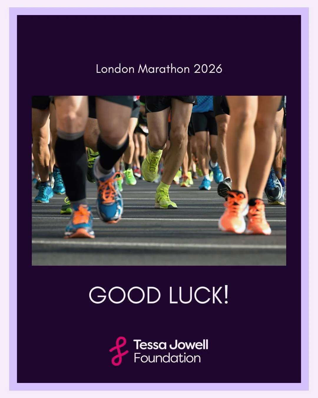 Good luck to all our amazing friends who are setting out on the London Marathon today. We&rsquo;re wishing you strong legs for the whole 26.2 miles!

Love and solidarity,

Team TJF x 

#TCSLondonMarathon2026