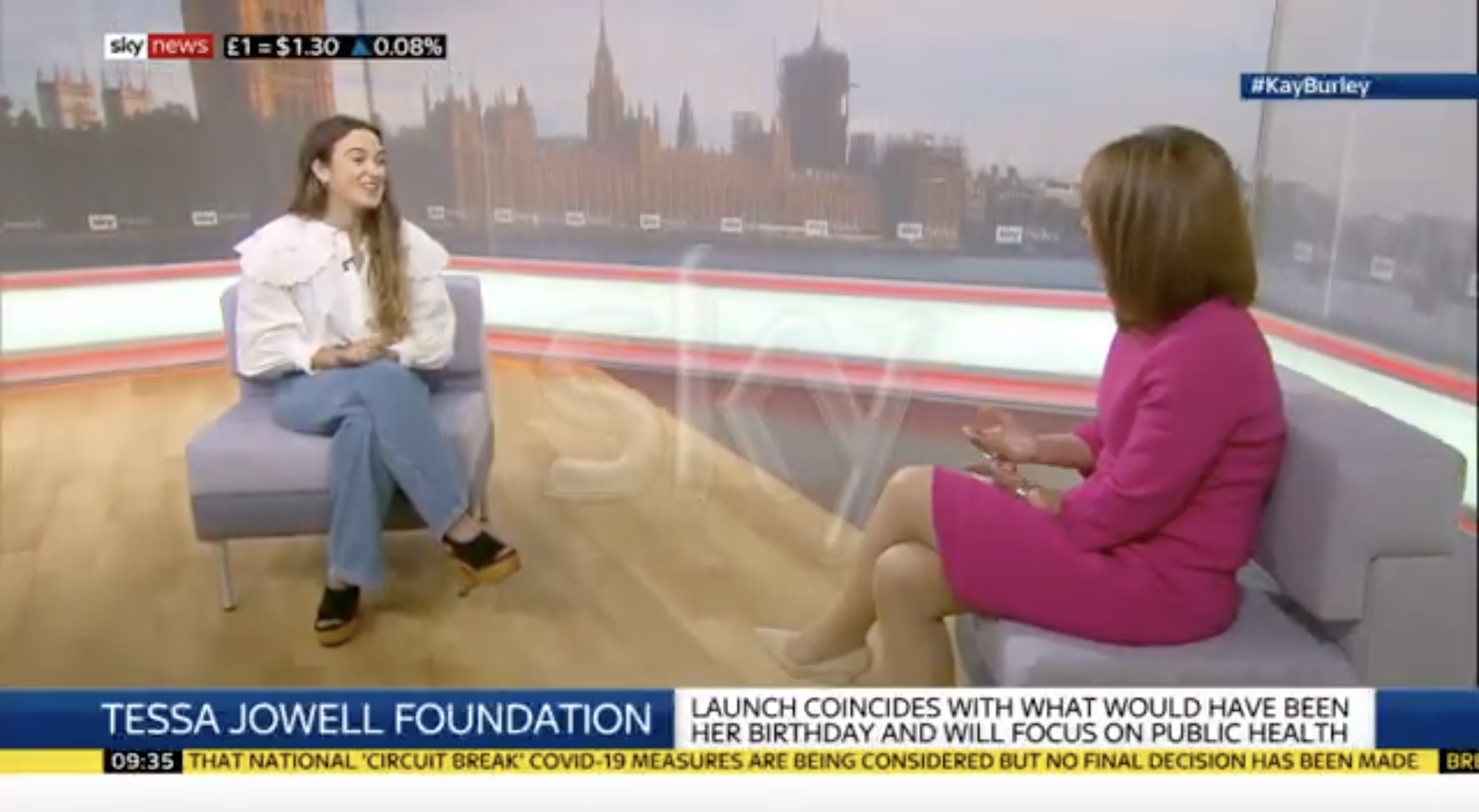 Jess on Kay Burley 