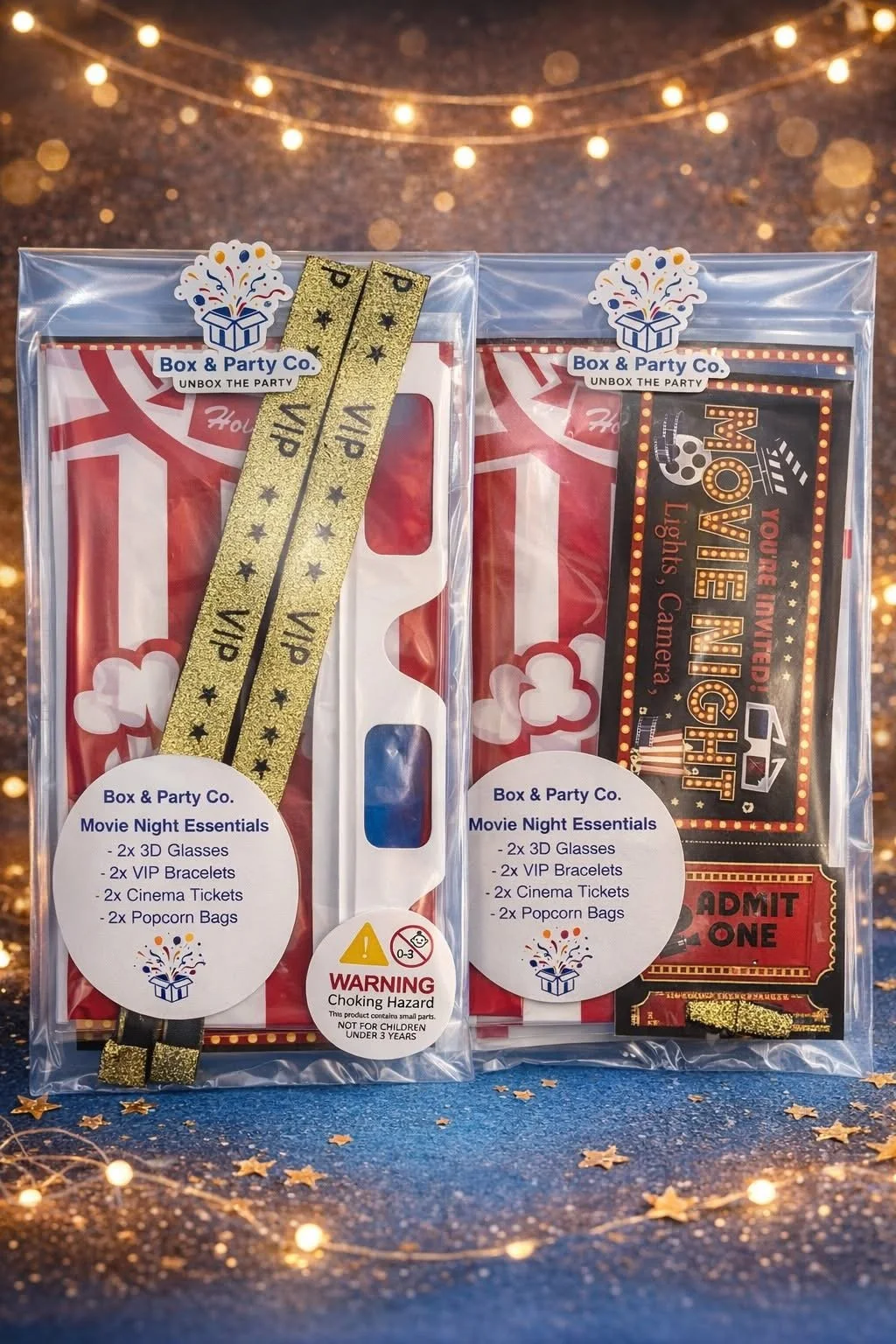 Movie Night Essentials Kit - Two Movie Lovers