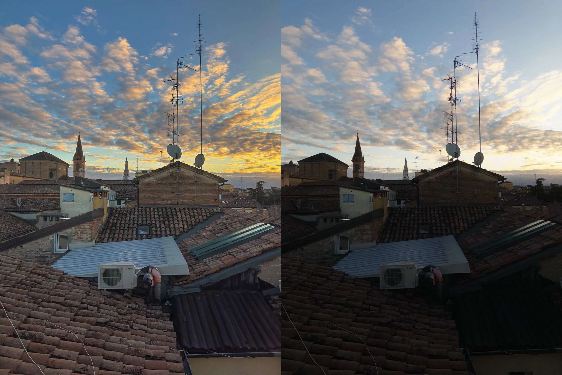 Example of iPhone over processing