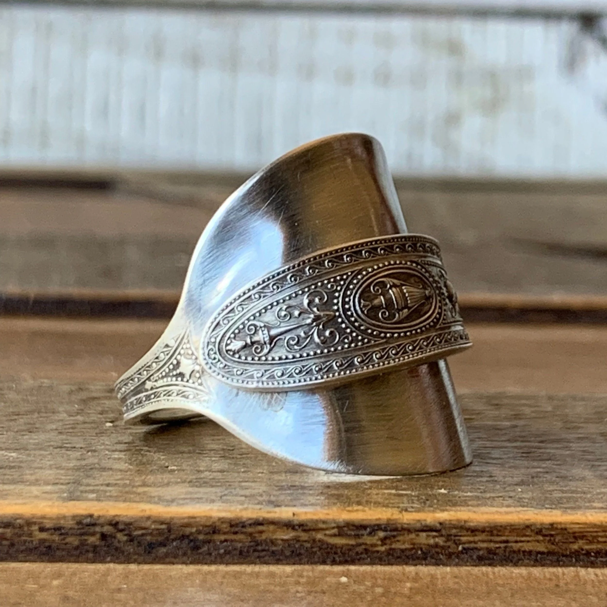 Vintage Silver Spoon Ring