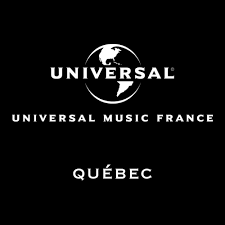 Logo de Universal Music France avec la mention Québec