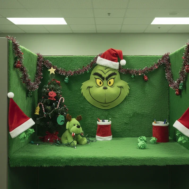 Grinch Office Decor Ideas