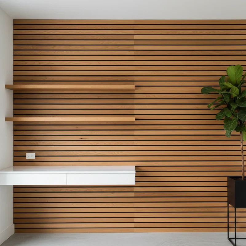 Wood Panel Office Ideas