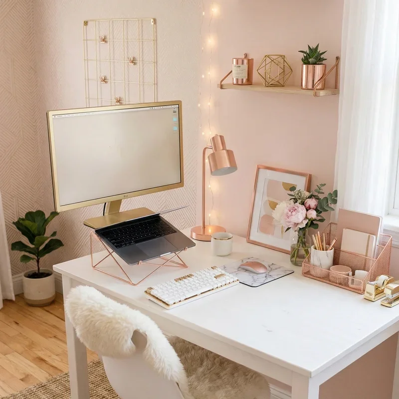 Girly Home Office Ideas