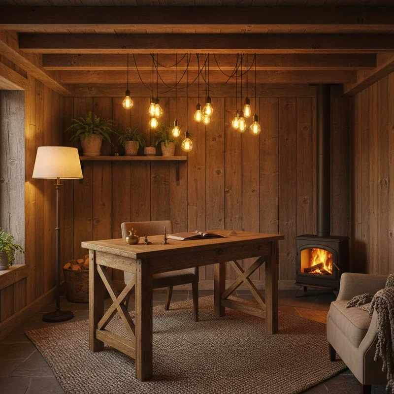 Small Rustic Office Ideas