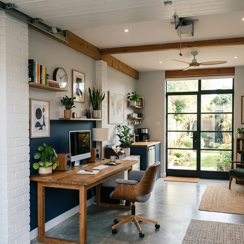 Garage Office Ideas