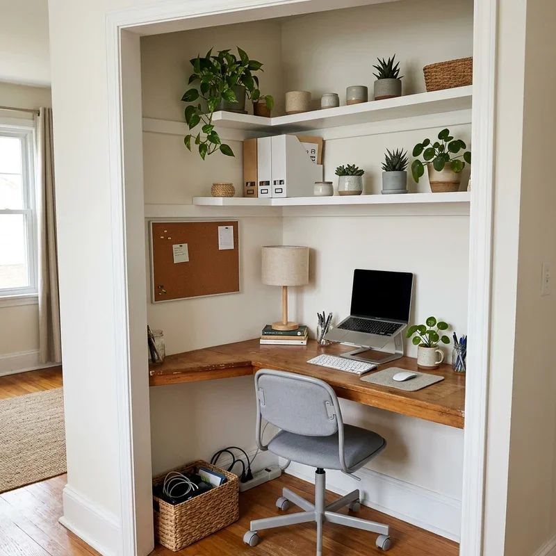 Closet Office Ideas
