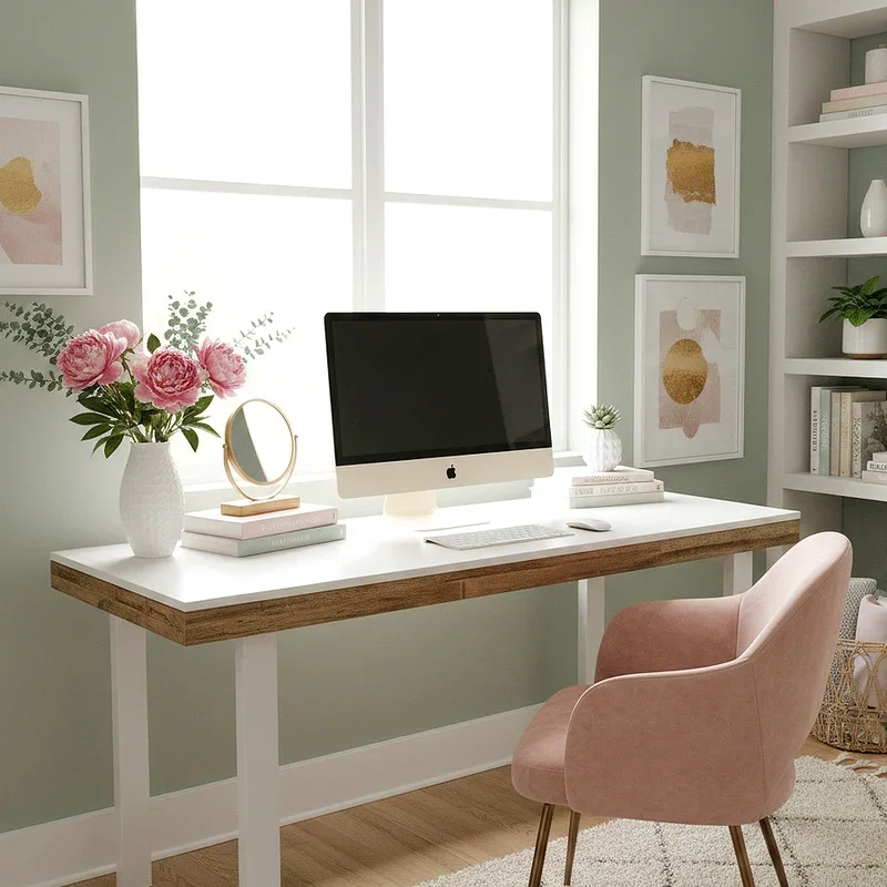 Feminine Home Office Ideas