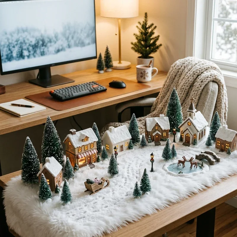 Winter Wonderland Office Ideas