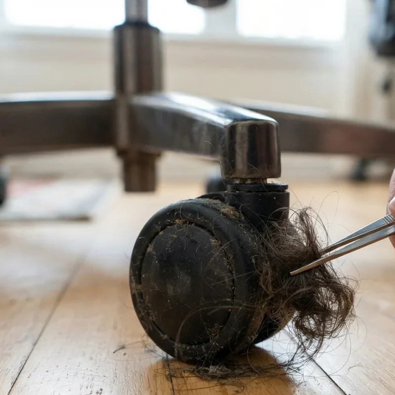 How to Remove Hair From Office Chair Wheels