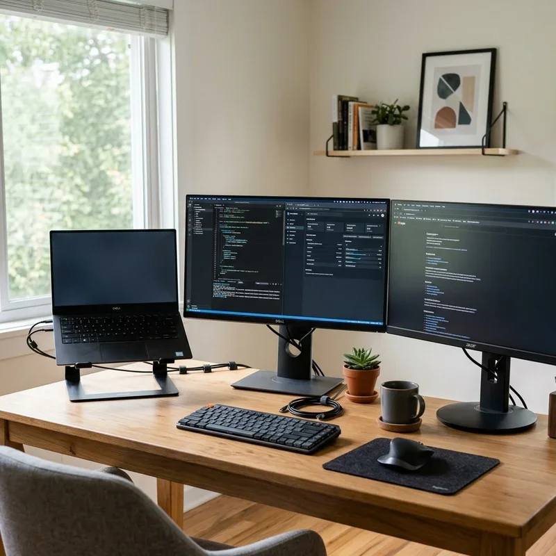 Home Office Ideas with Multiple Monitors