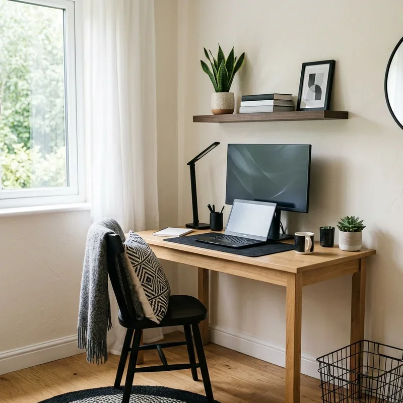 15 Black and White Home Office Ideas for Modern Style