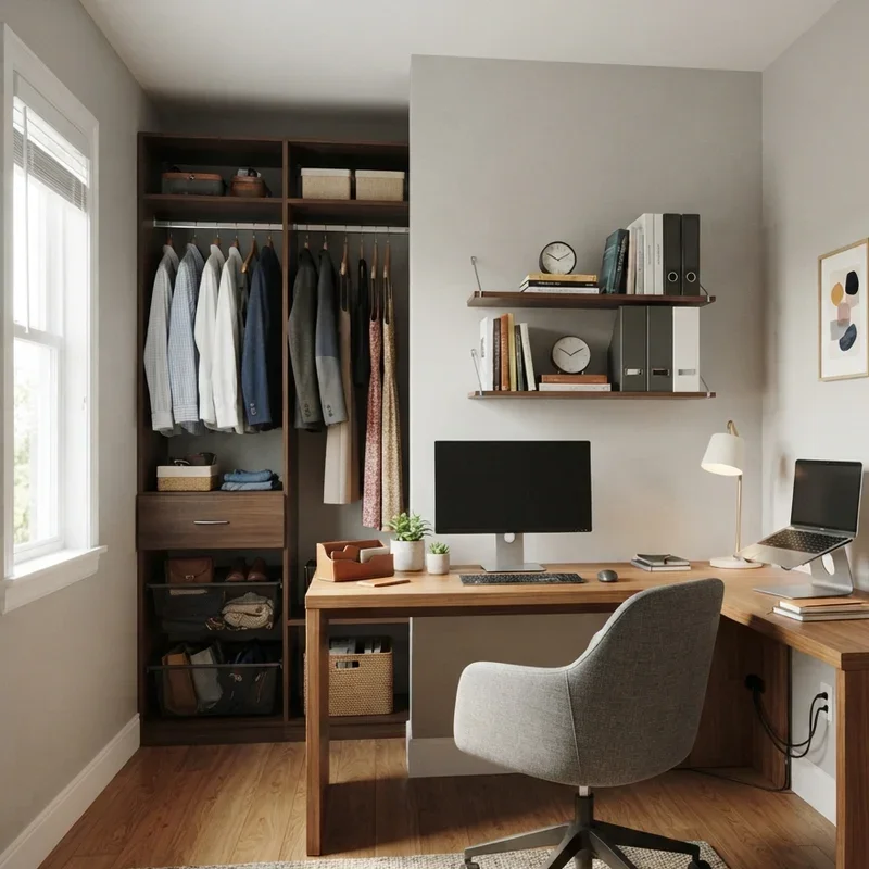 Walk In Closet Office Ideas