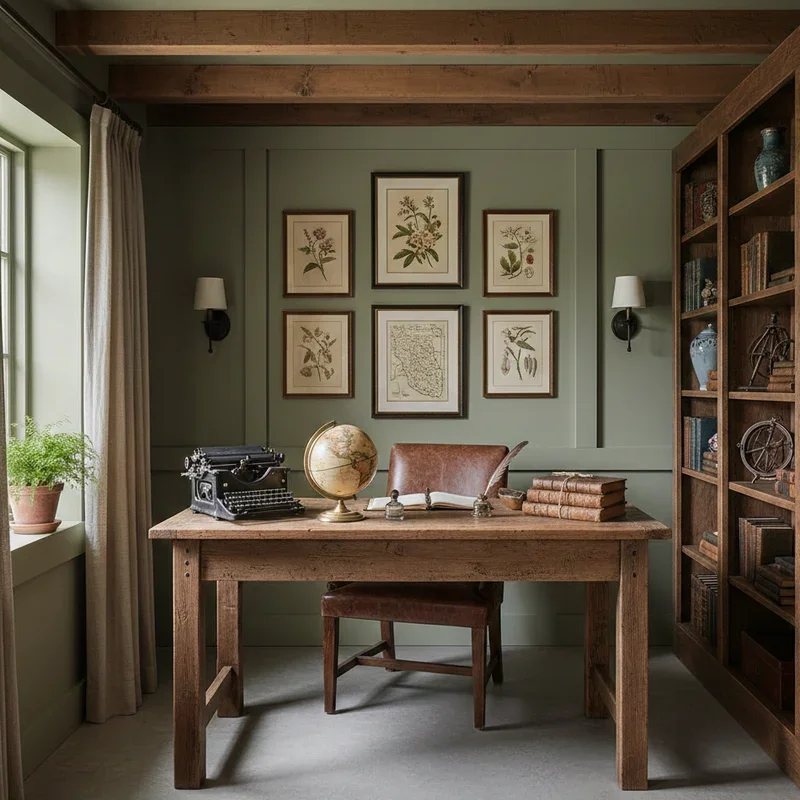 Small Rustic Office Ideas