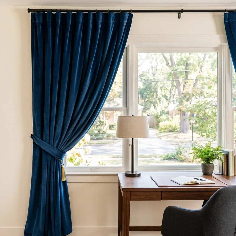Home Office Curtains Ideas