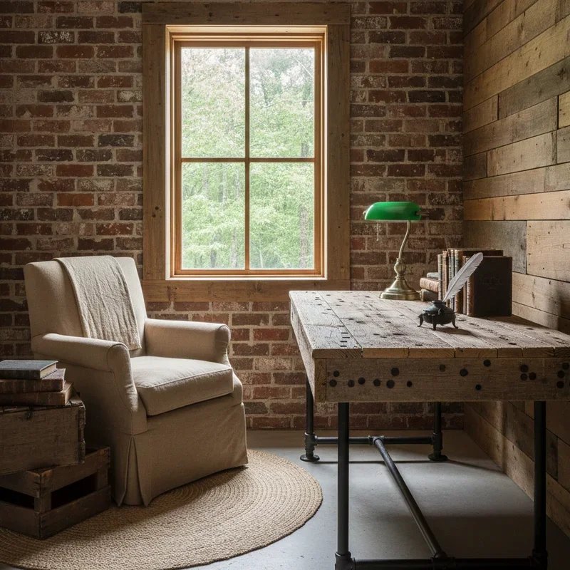 Small Rustic Office Ideas